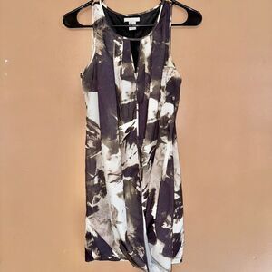 H&M Women's Sleeveless Dress - Brown Floral - Size 2